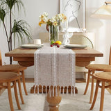 Caminos De Mesa Trenzado Lino