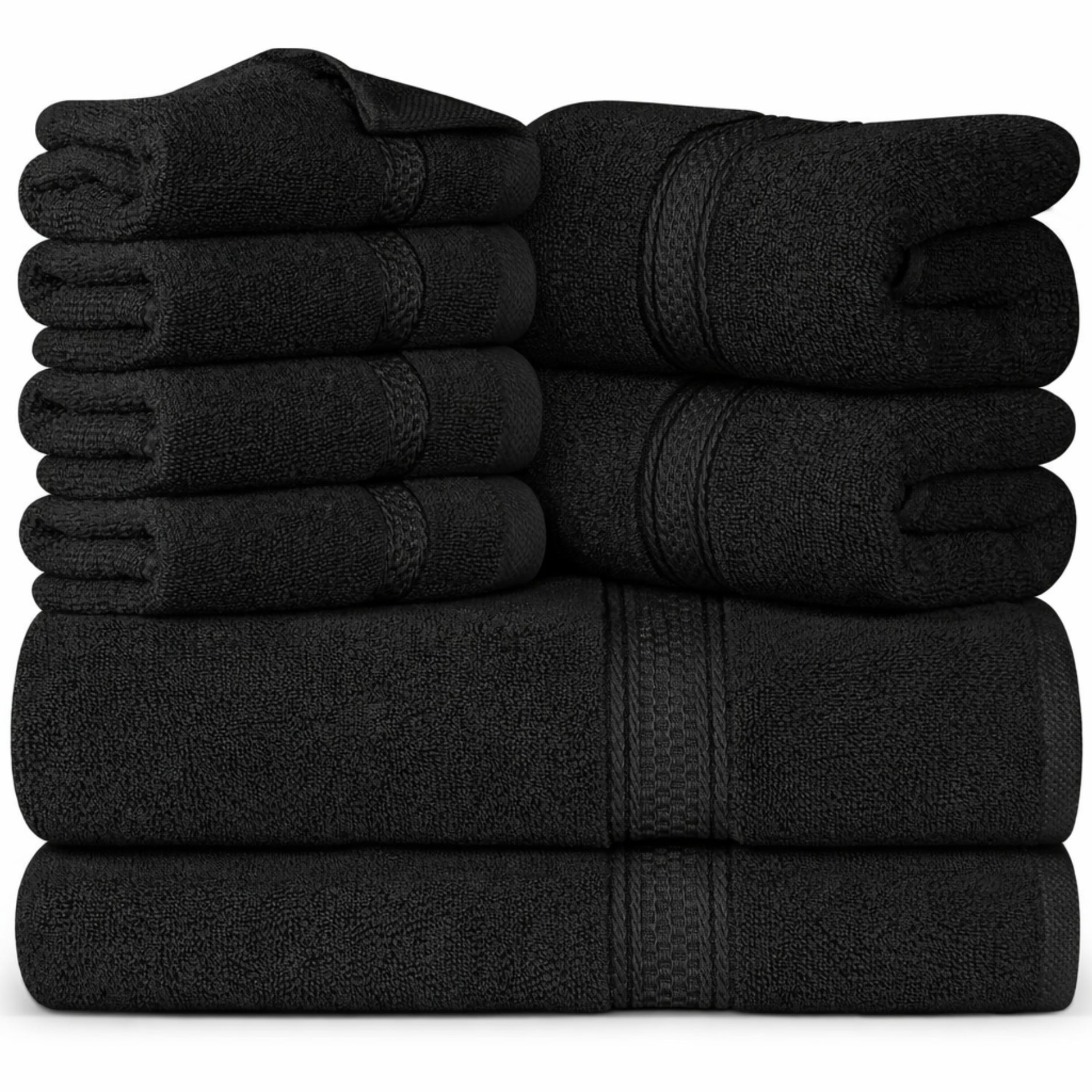 Set De 8 Toallas De Baño Algodon