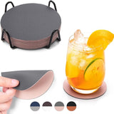 Set 4 Posavasos Reversibles Lisos