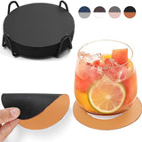 Set 4 Posavasos Reversibles Lisos