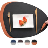 Set 4 Individuales Reversibles Curvo Liso