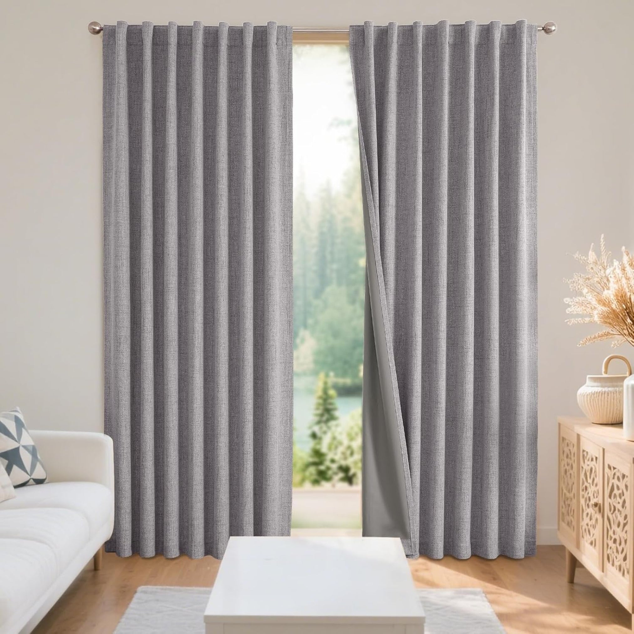 Cortina Blackout 220 x 140 Cm - 2 Paños