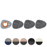 Set 4 Posavasos Reversibles Curvos Texturizados