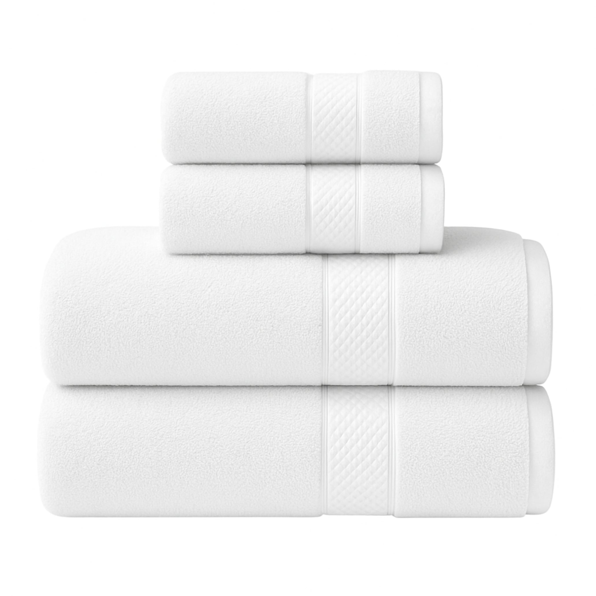 Set De 4 Toallas De Baño Algodon