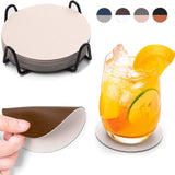 Set 4 Posavasos Reversibles Lisos