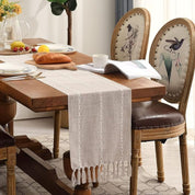 Caminos De Mesa Trenzado Lino