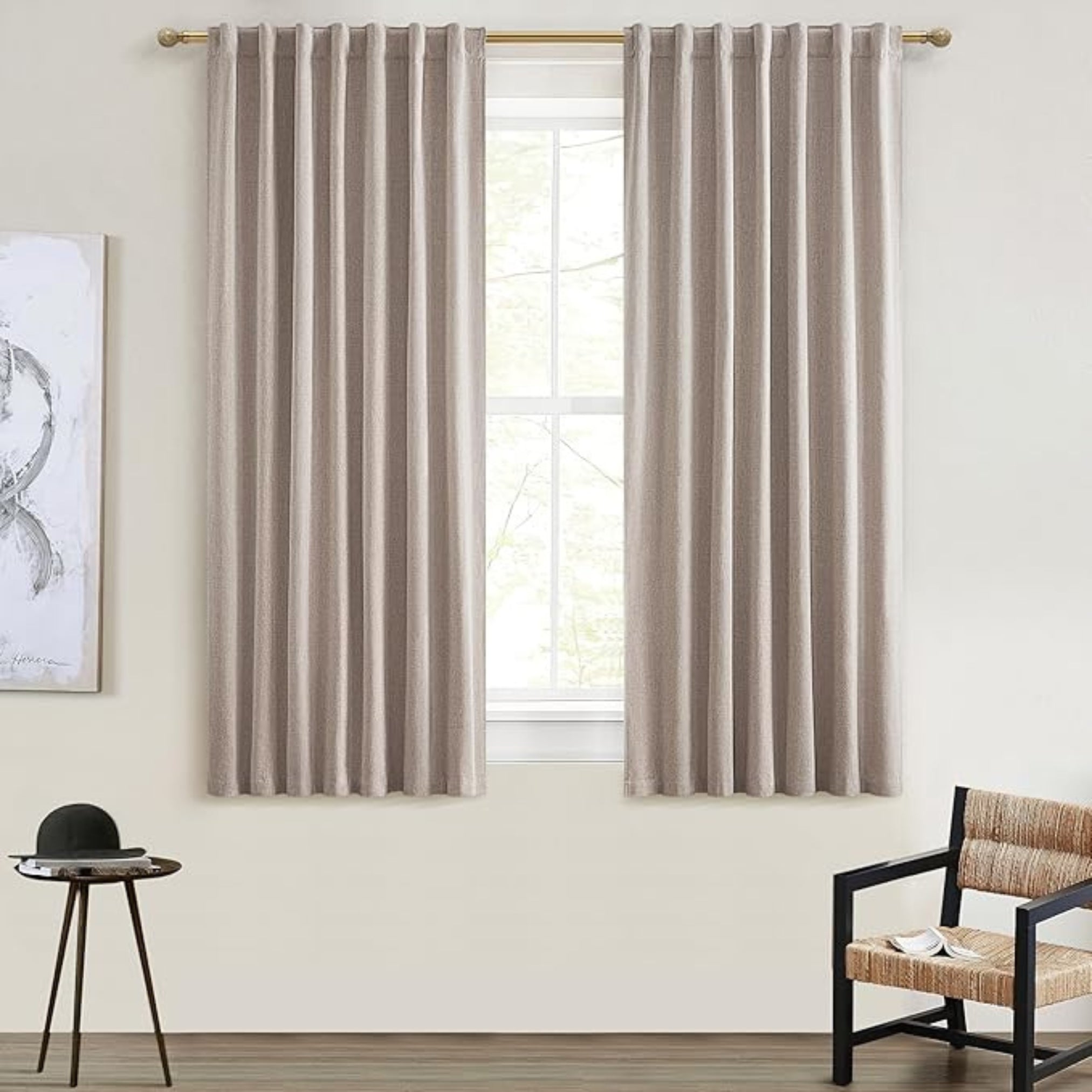 Cortina Blackout 160 x 108 Cm - 2 Paños