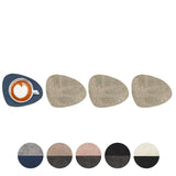 Set 4 Posavasos Reversibles Curvos Texturizados