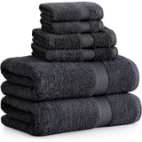 Set De 6 Toallas De Baño Algodon