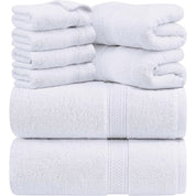 Set De 8 Toallas De Baño Algodon