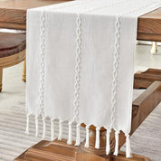 Caminos De Mesa Trenzado Lino