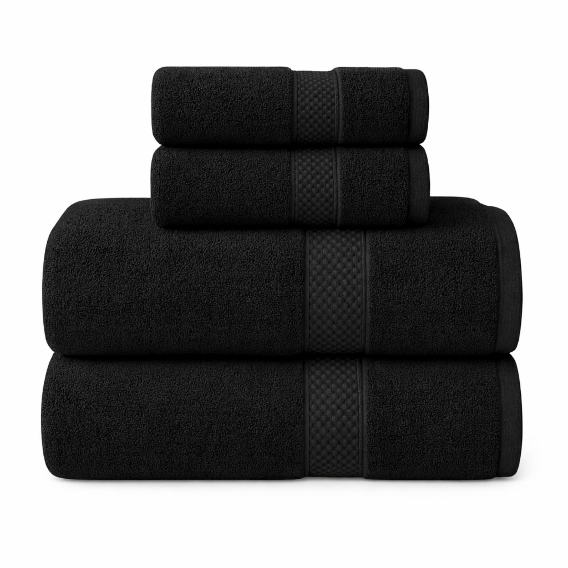 Set De 4 Toallas De Baño Algodon