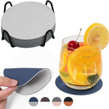 Set 4 Posavasos Reversibles Lisos