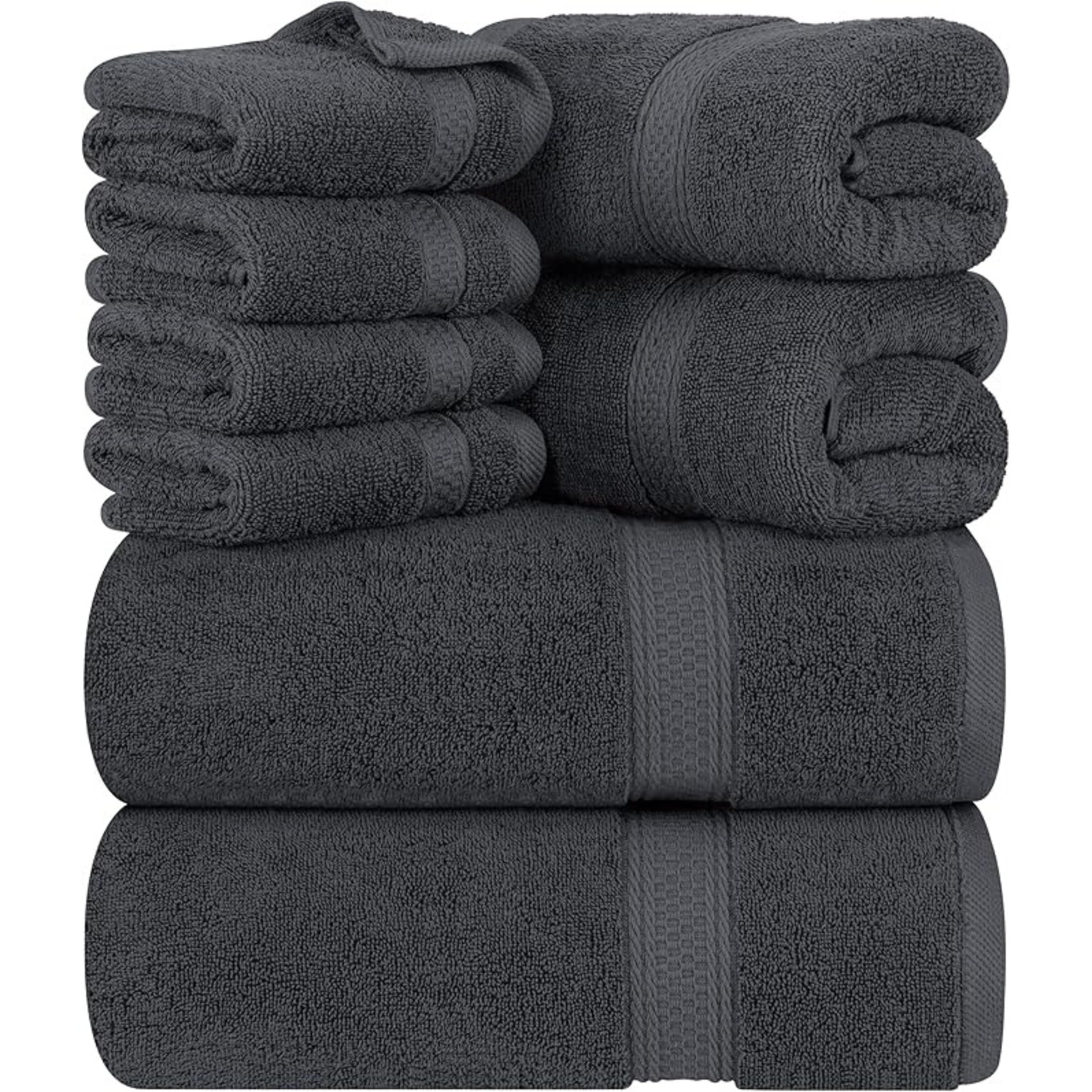 Set De 8 Toallas De Baño Algodon
