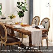 Caminos De Mesa Trenzado Lino