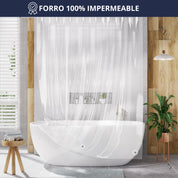 Forro Cortina Baño Ducha Con Iman