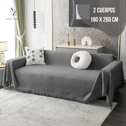 Funda De Sillon Chenilla 2 Cuerpos