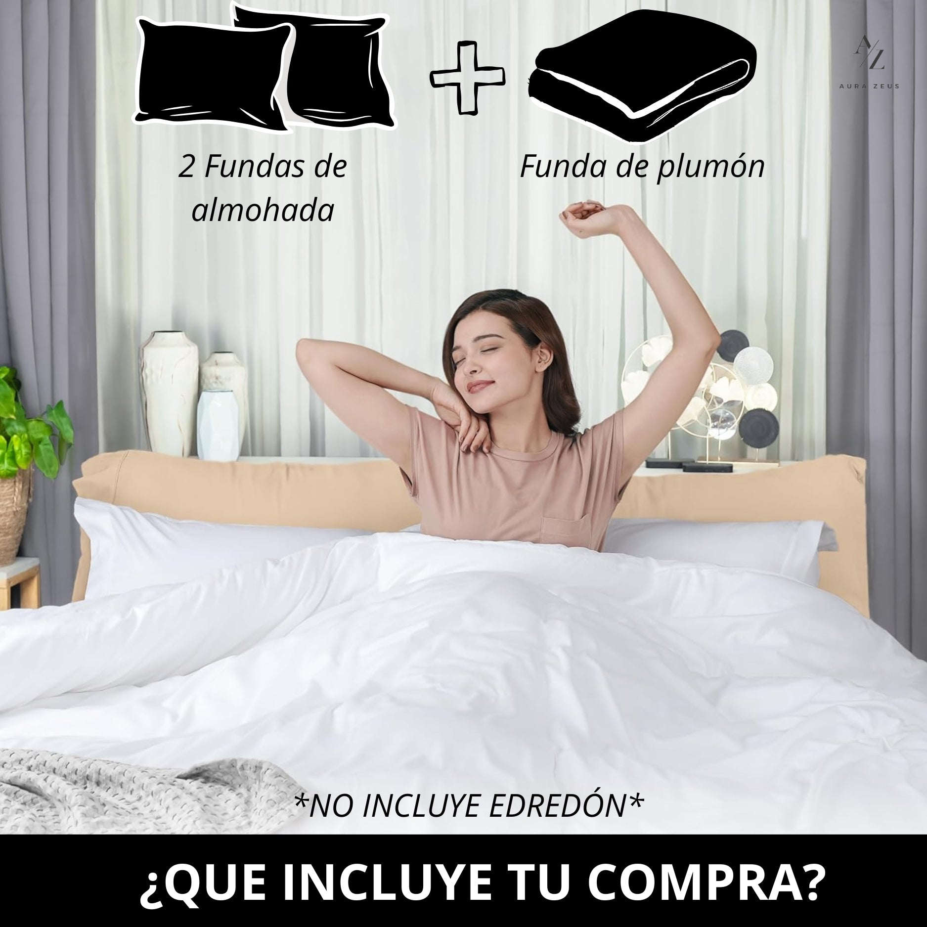 Funda Plumon Blanca Microfibra