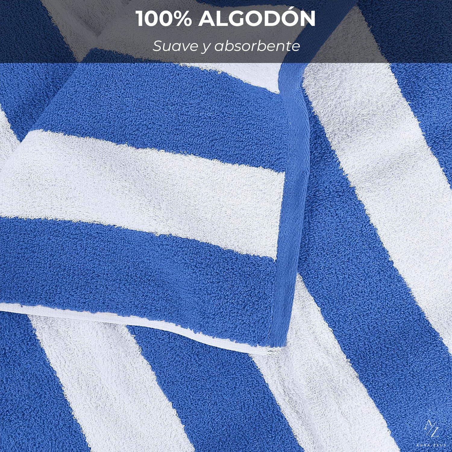 Set De 2 Toallas De Playa Algodon