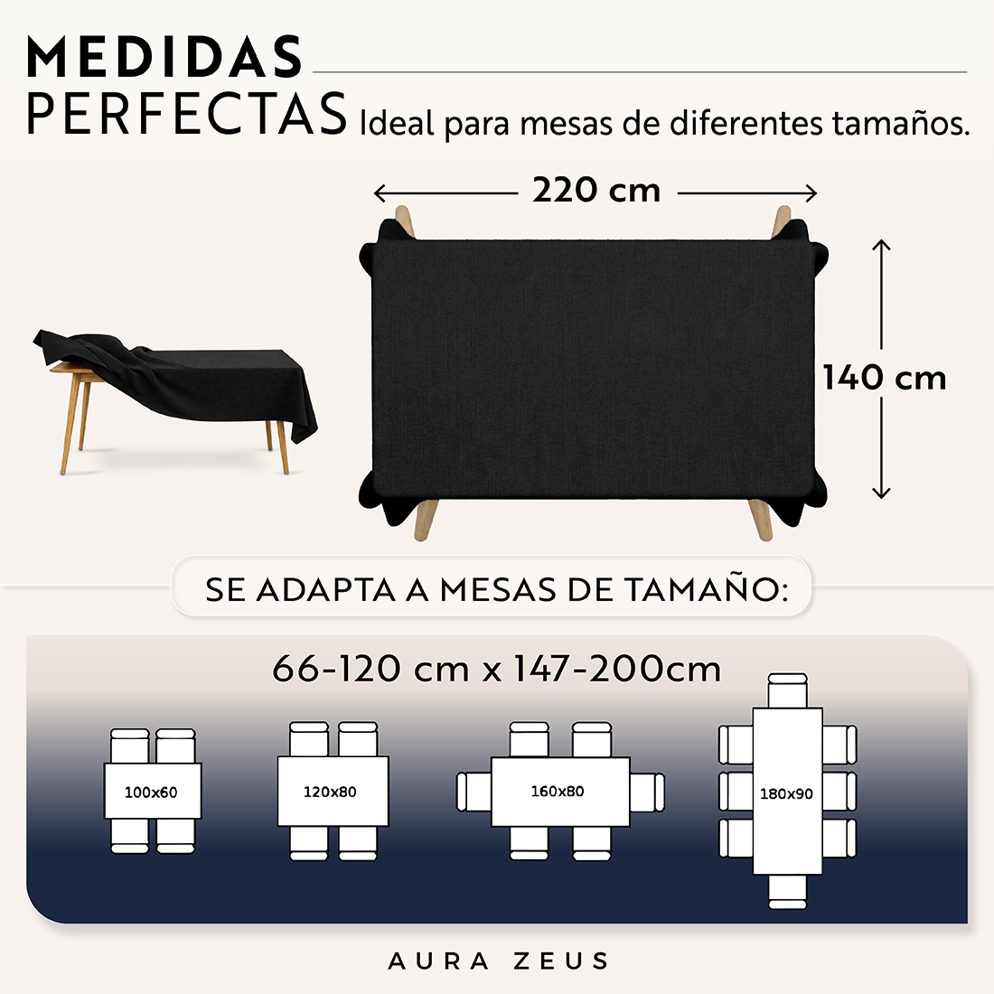 Mantel Impermeable Antimanchas Basic