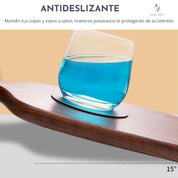 Set 4 Posavasos Reversibles Ecocuero
