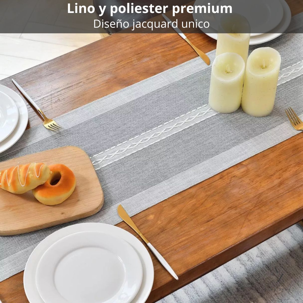 Caminos De Mesa Rustico Lino