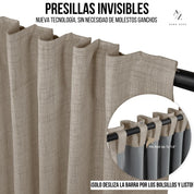 Cortina Blackout 220 x 140 Cm - 2 Paños