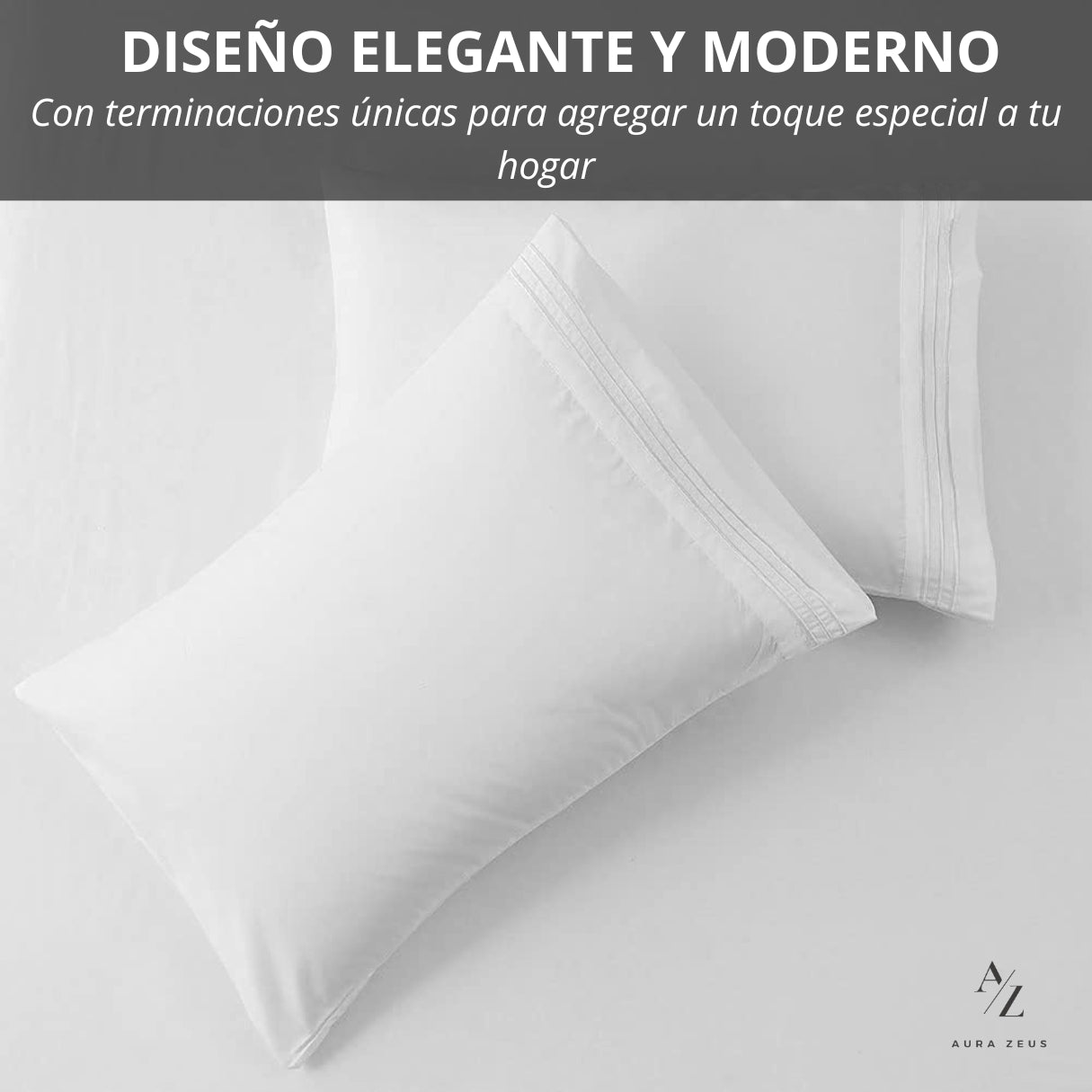 Juego De Sabanas Blanco 1,5P / 2P / KING