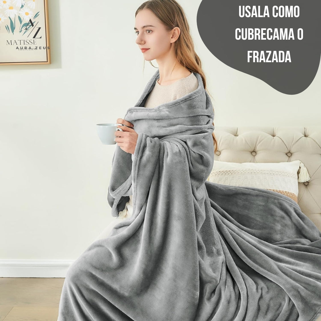 Frazada Lisa 2 Plazas / King