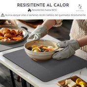 Set 4 Individuales Reversibles Curvo Liso