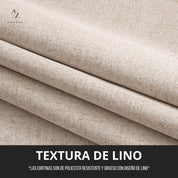 Cortina Blackout 220 x 140 Cm - 2 Paños