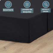 Faldon De Cama Negro