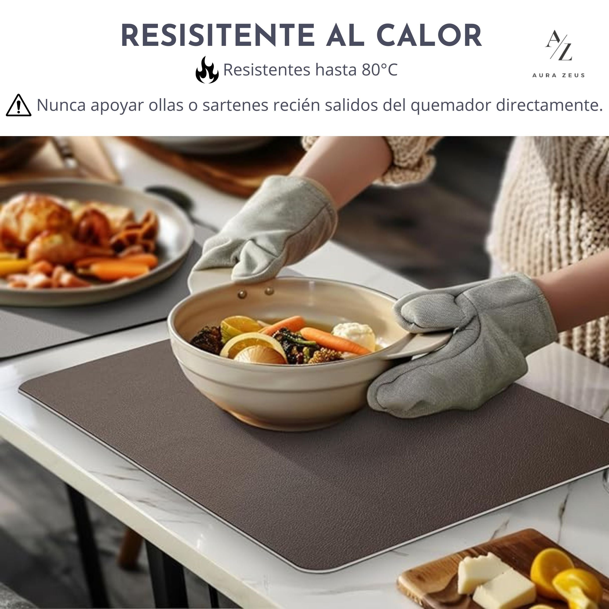 Set 4 Individuales Reversibles Liso