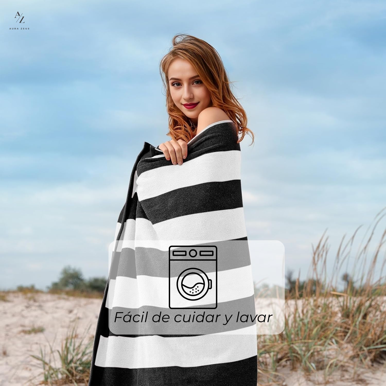 Toalla De Playa Microfibra + Bolso Viaje