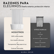 Forro Cortina Baño Ducha Con Iman
