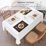 Set 4 Individuales Reversibles Liso