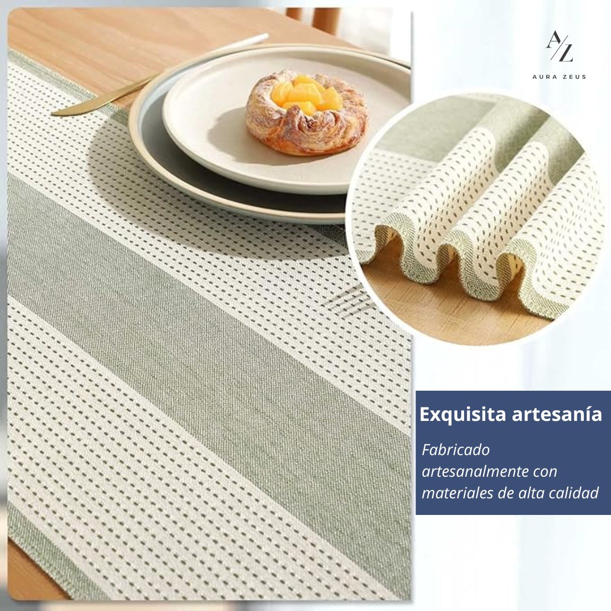 Caminos De Mesa Zebra Lino
