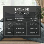 Juego Funda Plumon + Sabana Bajera + Funda Almohada