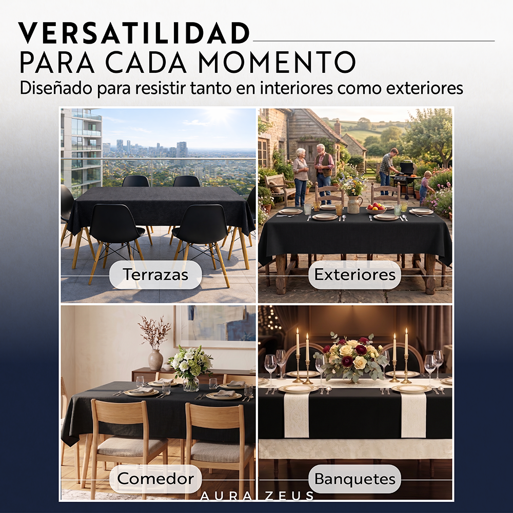 Mantel Impermeable Antimanchas Basic