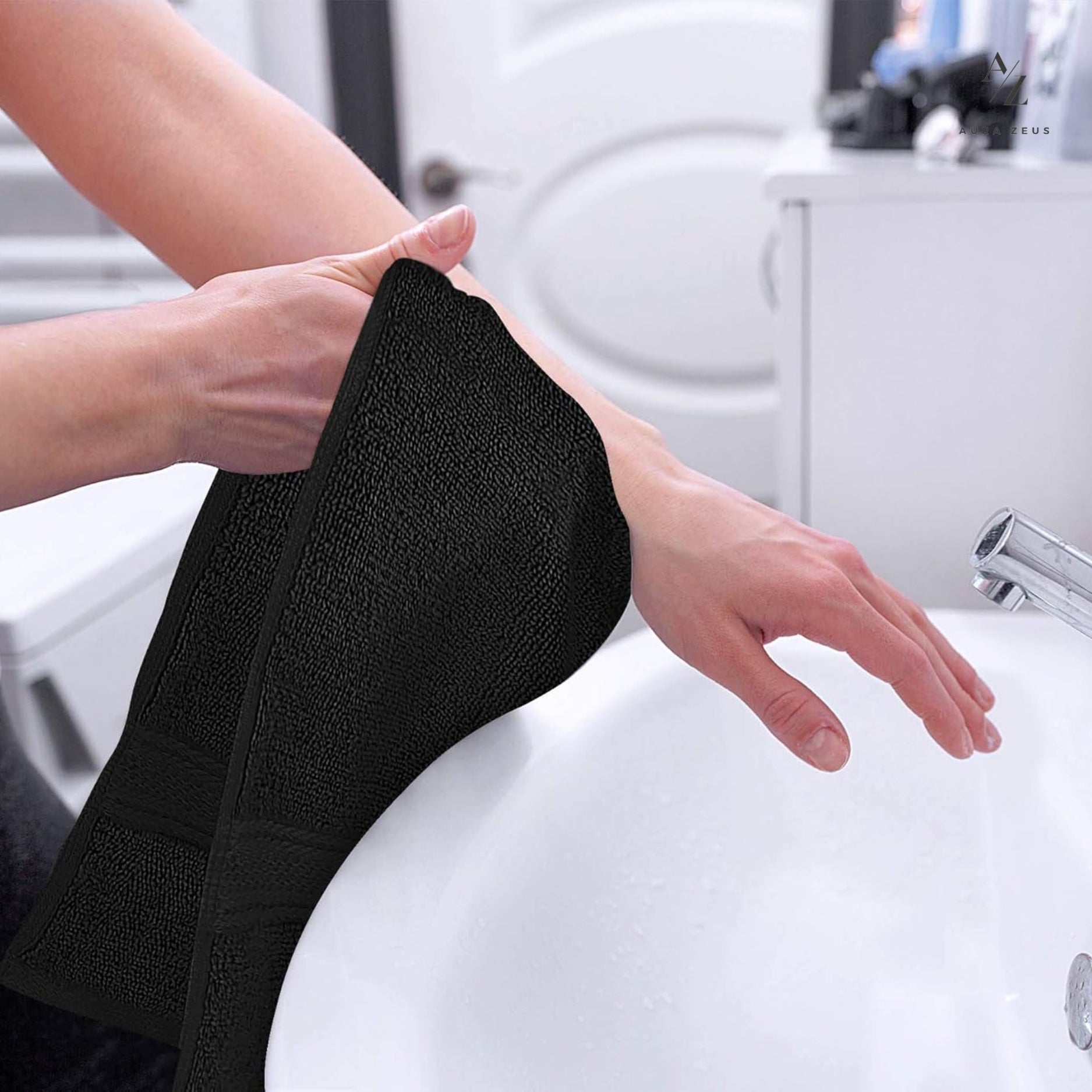 Set De 4 Toallas De Baño Algodon