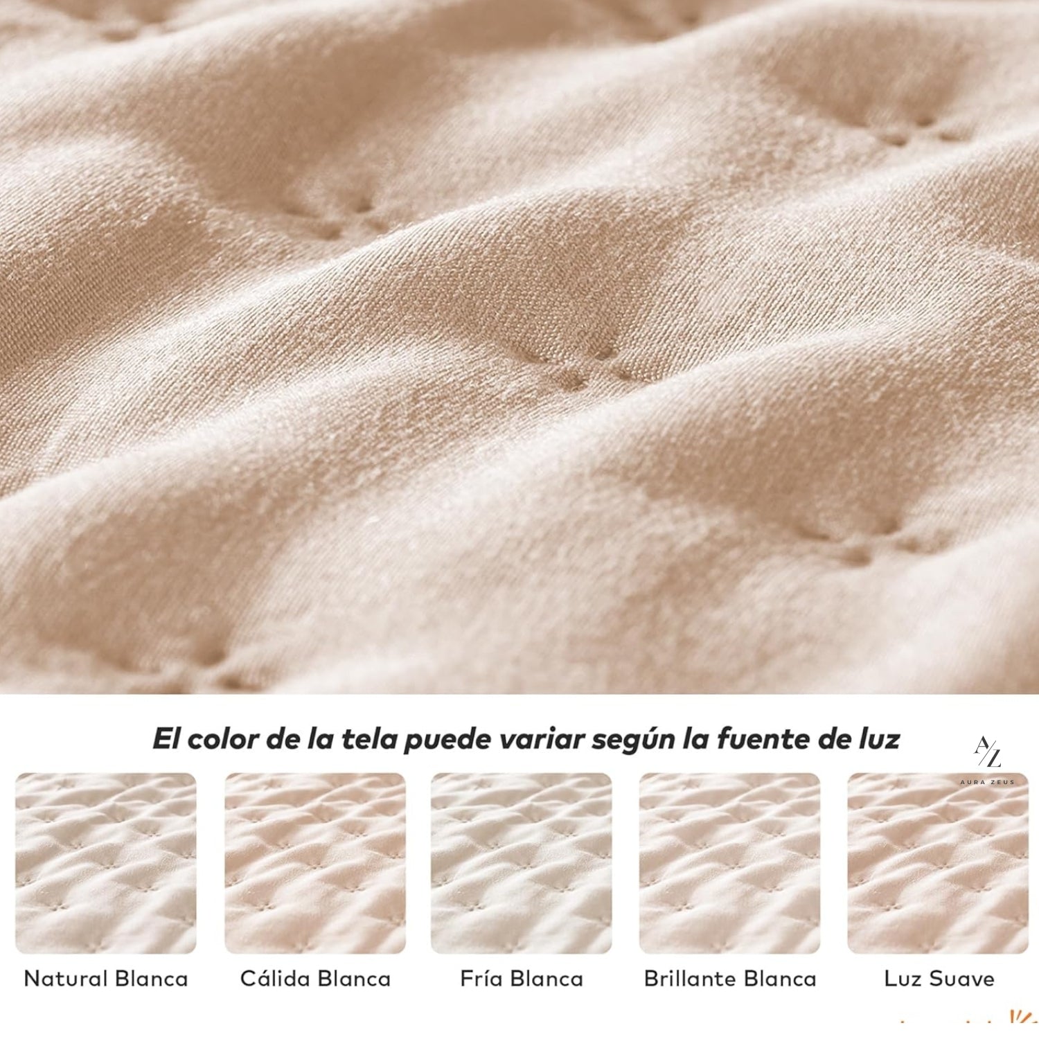 Cubrecama Trebol Beige Avellana