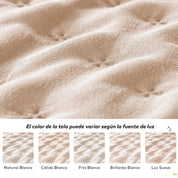 Cubrecama Trebol Beige Avellana