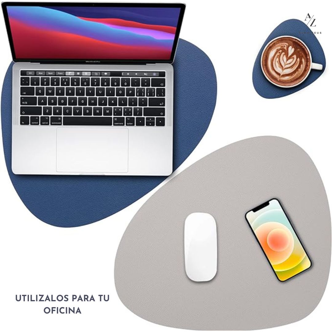 Set 4 Posavasos Reversibles Curvos