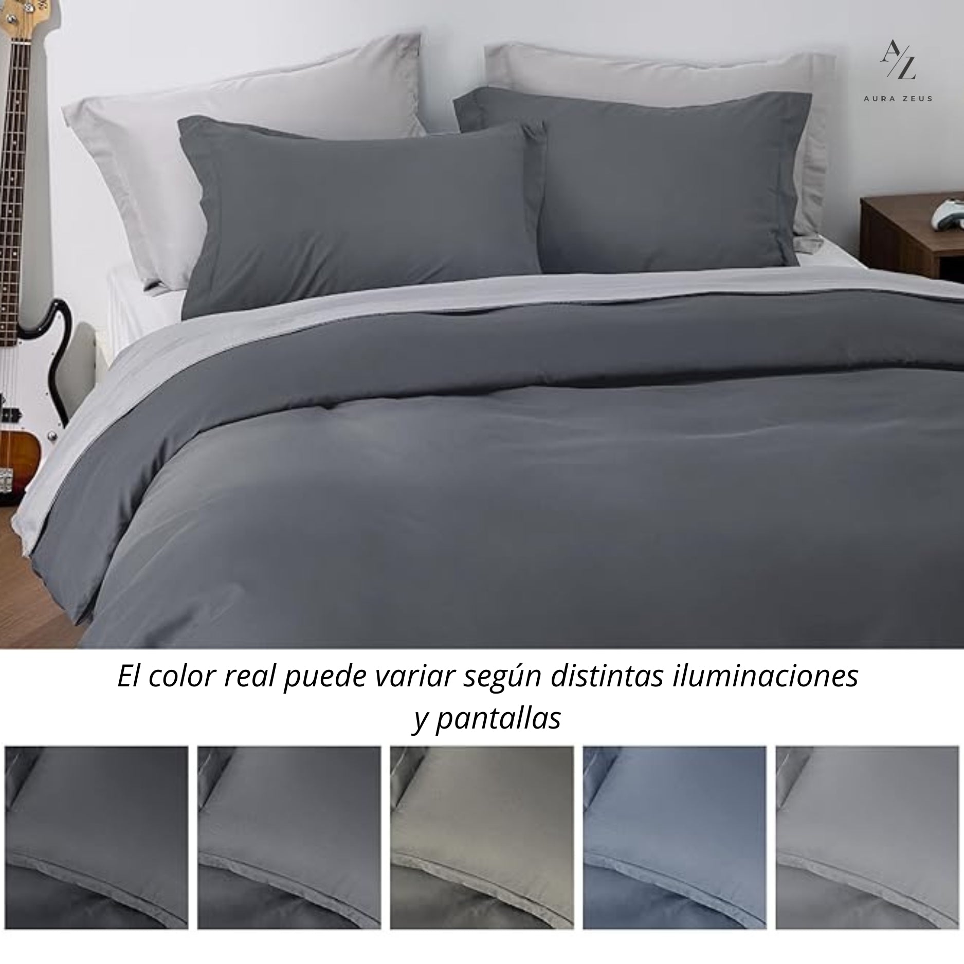 Juego Funda Plumon + Sabana Bajera + Funda Almohada