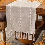 Caminos De Mesa Trenzado Lino