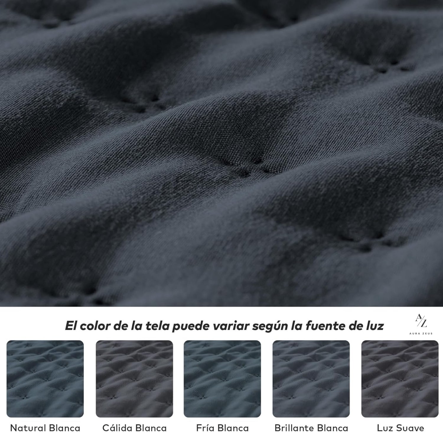 Cubrecama Trebol Gris Plata