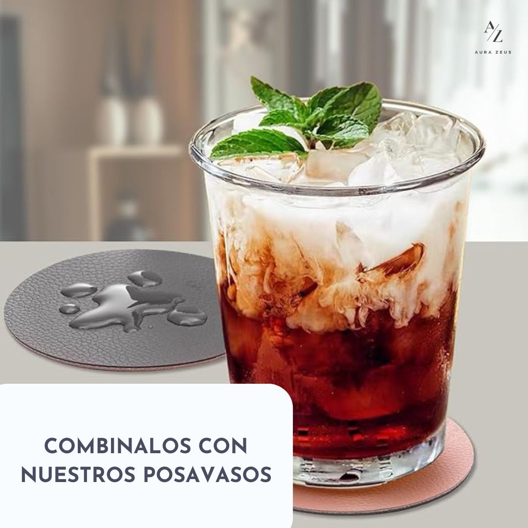 Set 4 Individuales Reversibles Curvo Liso