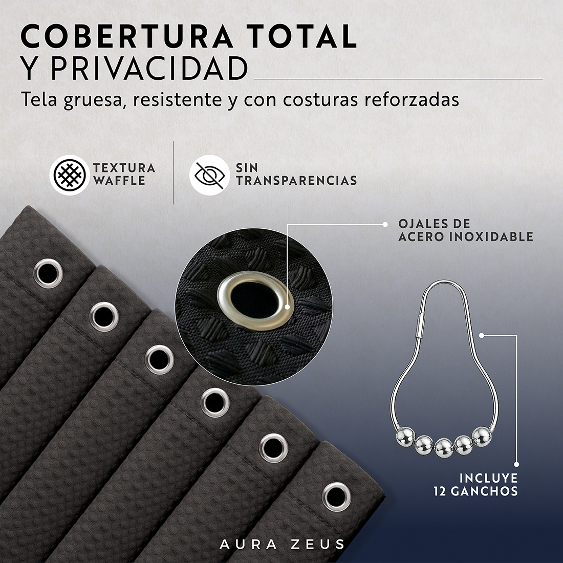 Cortina De Baño Basic