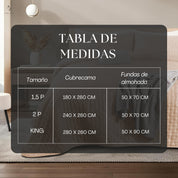 Cubrecama Trebol Beige Avellana