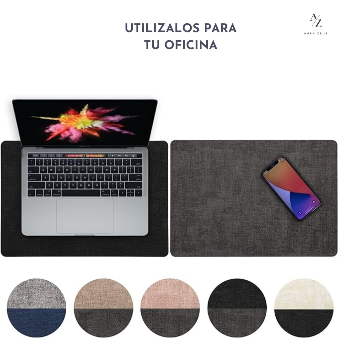 Set 4 Posavasos Reversibles Curvos Texturizados
